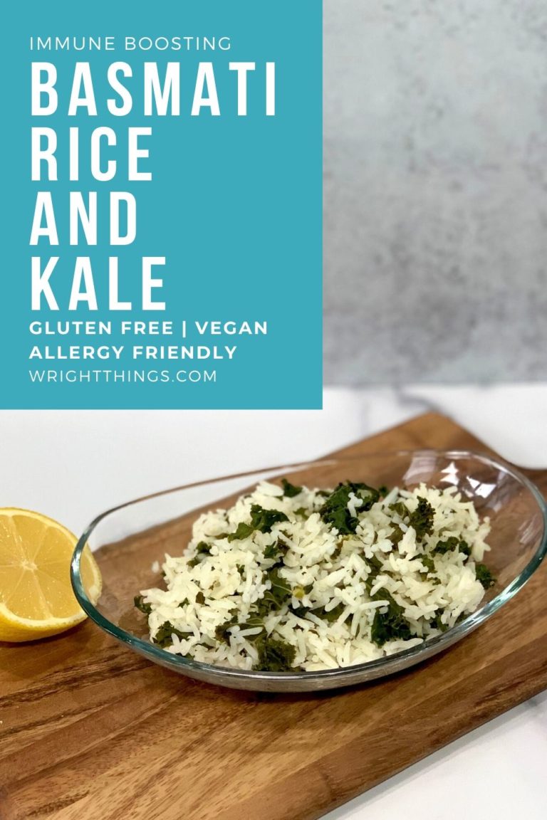 Basmati Rice and Kale Recipe {Gluten Free, Vegan, Allergy Friendly