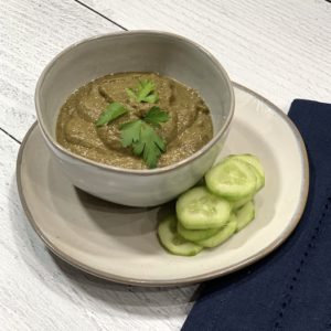 easy vegan Vitamix olive tapenade