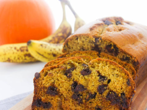 Gluten Free Pumpkin Banana Bread Dairy Free Vegan Option Wright Things
