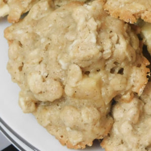 apple cinnamon oatmeal cookies