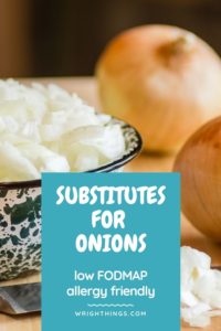 low fodmap substitute for onions