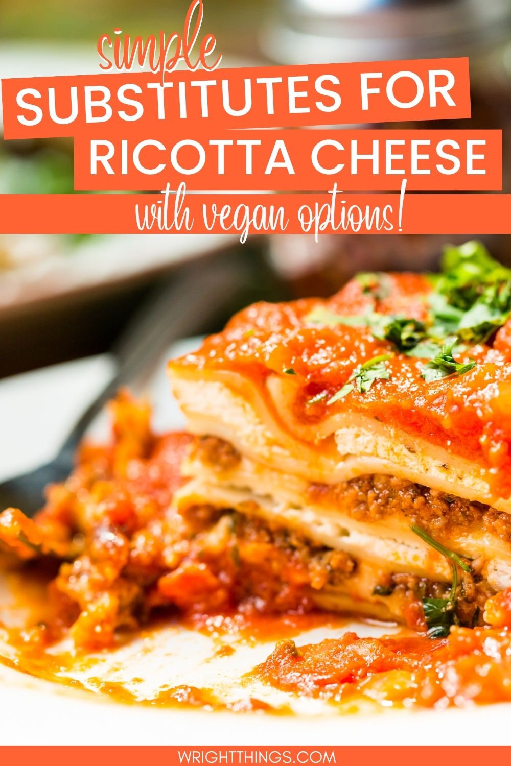 Replacement for Ricotta Cheese Wright Things